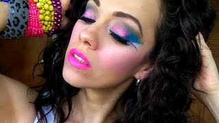 Maquillaje Ochentero I ♡ the 80s [upl. by Ahtanamas]