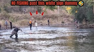 Illinois Resident Shows Up at a Wisconsin River With His Net 🤣 [upl. by Ennayhc]