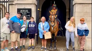 Excellent Day at Horse Guard Fun and Pranks with Regal Horse [upl. by Yesor]