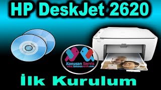 Hp Deskjet 2620 ilk kurulumu Nasıl Yapılır konusanservis hp2620 [upl. by Ihcehcu98]