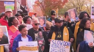 Victim families and advocates push for stricter traffic laws in NYC [upl. by Shaylah]