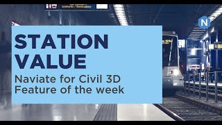 Station Value in Naviate Landscape  Naviate for Civil 3D feature of the week [upl. by Cho]