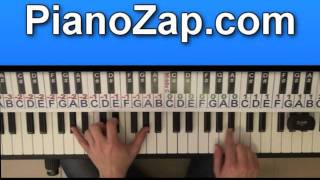 How To Play 4AM  Melanie Fiona On Piano Tutorial [upl. by Allenad]