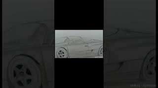 speedart automobile autoart art carart drawing autoartcars shorts [upl. by Magavern866]