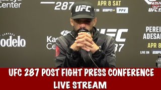 UFC 287 Pereira vs Adesanya 2 Post Fight Press Conference Live Stream [upl. by Hance806]