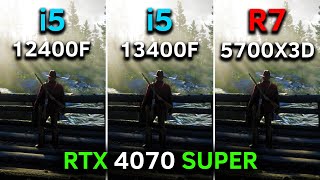 Core i5 12400F vs Core i5 13400F vs Ryzen 7 5700X3D  RTX 4070 SUPER  Test In 12 Games  2024 [upl. by Peedsaj]