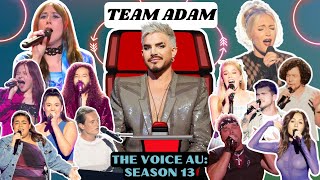 Season 13 TEAM ADAM  Full Summary  The Voice Australia 2024 [upl. by Cowden]