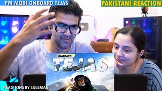 Pakistani Couple Reacts To Prime Minister Narendra Modi Onboard Tejas  First PM To Fly Tejas [upl. by Ecirpac395]