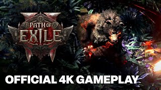 4k Path of Exile 2 Druid Gameplay [upl. by Garry]