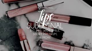 Bigger Lips Subliminal [upl. by Shawna]