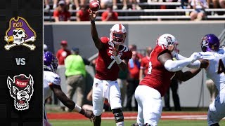 East Carolina vs NC State Football Highlights 2019 [upl. by Hearsh]