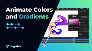 Animate Colors and Gradients  SVGator [upl. by Adiv]