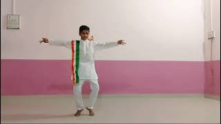 vande Mataram dance by Anany Agrawal [upl. by Serolod]