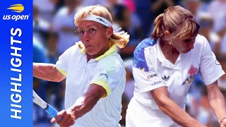 Martina Navratilova vs Steffi Graf in one of the greatest matches ever  US Open 1991 Semifinal [upl. by Myk]