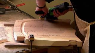 Sculpting a Maloof Chair Seat  by Scott Morrison woodworker [upl. by Sitof]