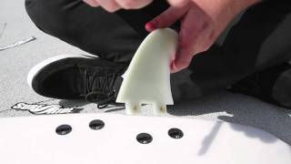 How To Put Fins On Your Surfboard [upl. by Taveda]