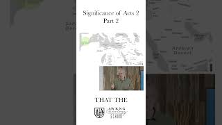 Significance of Acts 2 Part 2  AWKNG School of Theology [upl. by Sellma668]