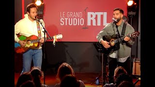 Vianney amp Kendji Girac  Le feu live  Le Grand Studio RTL [upl. by Agem502]