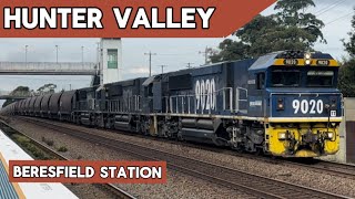 Vlog 42  THE HUNTER VALLEY COAL TRAINS  Beresfield trainspotting part 2 [upl. by Kylynn]