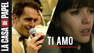 Money Heist BERLIN  Berlin sings Ti Amo  Netflix [upl. by Nahtonoj]