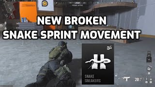 New completely broken movement in MW3 Snake Sprint [upl. by Llehcam]