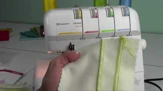 Husqvarna Viking H Class 200S Serger 28 Flatlock [upl. by Audwen]