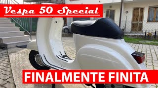 FINALMENTE FINITA Restauro Vespa 50 Special EP2 [upl. by Elletnahc]