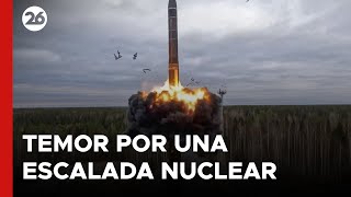 🚨 ALERTA MUNDIAL Y TEMOR POR UNA ESCALADA NUCLEAR EN LA GUERRA [upl. by Arorua728]