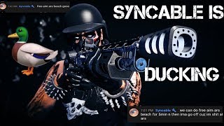 ♛GTA ONLINE RIP Syncable amp REDX POWERREDX  HYPOCRITE GETS EXPOSED FOR DUCKING 1v1♛ [upl. by Arhez585]