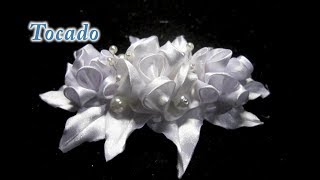 DIY  Tocado novia  DIY  Bride headdress [upl. by Nelyk]