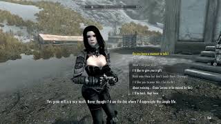 Serana dialogue add on Was that a twilight reference [upl. by Ditzel]