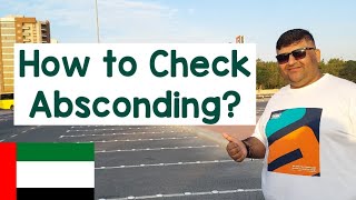 How to Check Absconding UAE Visa Absconding [upl. by Livvyy]