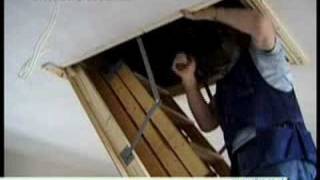 Installing Attic Stairs [upl. by Joy]