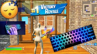 1 HOUR Fortnite Keyboard amp Mouse Sounds ASMR Tilted Zonewars Gameplay Smooth [upl. by Yaral]