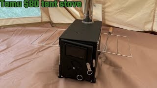 Temu Tent Stove Is It Worth The Hype [upl. by Linden]