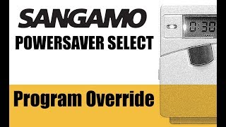 Sangamo Powersaver Select PSS  Program Override off [upl. by Ettelliw]