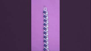 Diy pearl bracelet  pearlbeading pearl beads beadedbracelet [upl. by Nwahsram]