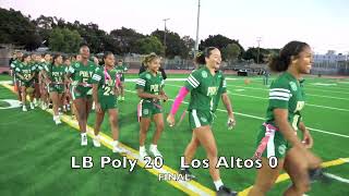 CIF Flag Football Long Beach Poly vs Los Altos [upl. by Heman249]