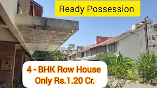 Row House  4 BHK  Boisar  Mumbai   Tata Township  OC received  Ready Possession [upl. by Pauiie]