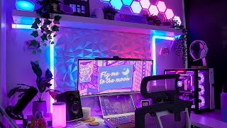 Girl Gamer’s DREAM Setup Makeover  Building an AllWhite Gaming PC ✨ [upl. by Farny]