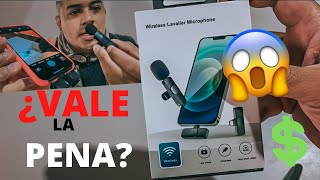 Micrófono Inalámbrico para Celular 📱 ¿Vale la pena  umboxing y Review [upl. by Duck]