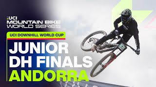 Junior Downhill World Cup  Pal Arinsal Andorra  UCI Mountain Bike World Series [upl. by Lamori]