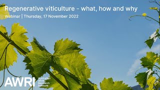 Regenerative viticulture  what how and why [upl. by Eillor933]