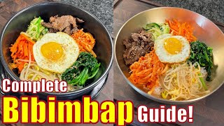 How to Make Healthy Korean Dolsot bibimbap amp Bibimbap  돌솥비빔밥 [upl. by Trudy]