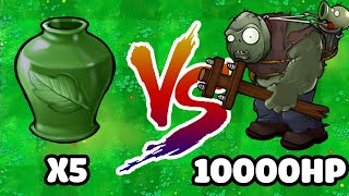 5 PLANT VASES vs ULTRA NUT GARGANTUAR Who Will Win PVZ Hybrid Challenge [upl. by Madaih784]