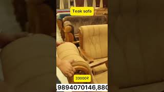 Teak sofa cushion models 33000₹ only sorts sofa [upl. by Sulrac]