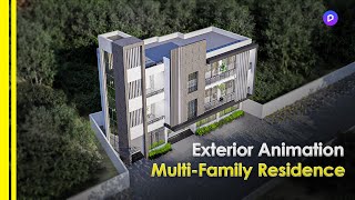 Residence design exterior animation [upl. by Arst892]