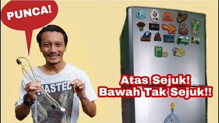 DIY PETI SEJUK SAMSUNG BAWAH TAK SEJUK [upl. by Duile]