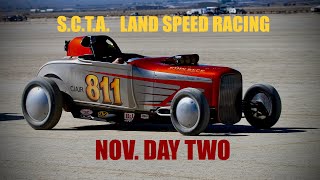 SCTA NOVEMBER DAY TWO LAND SPEED RACING [upl. by Agathe]