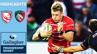 Ollie Thorley Scores Late Wonder Try  Gloucester 3613 Leicester  Gallagher Premiership Highlights [upl. by Vanderhoek]